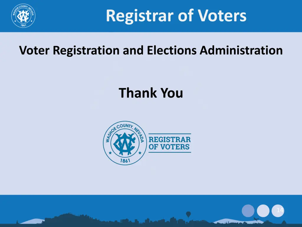 registrar of voters 13