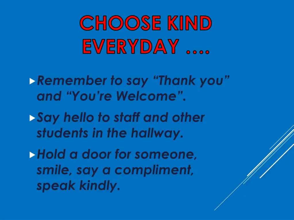 choose kind everyday