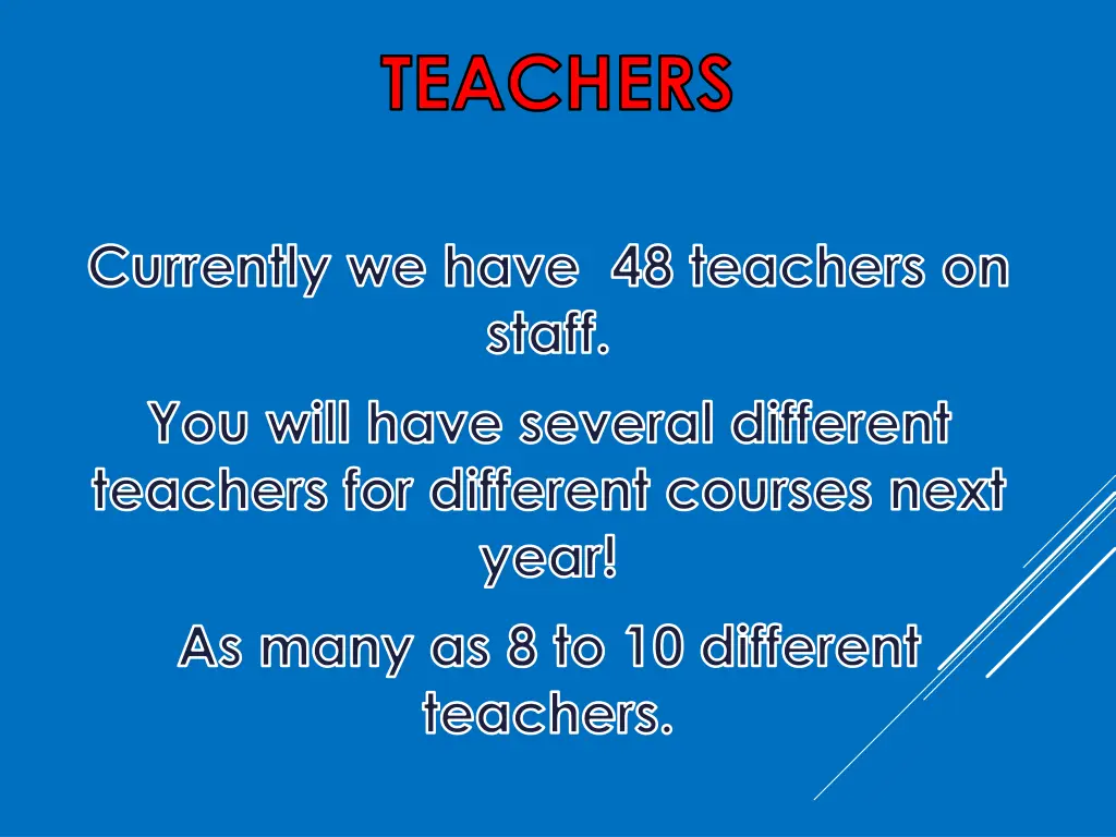 teachers