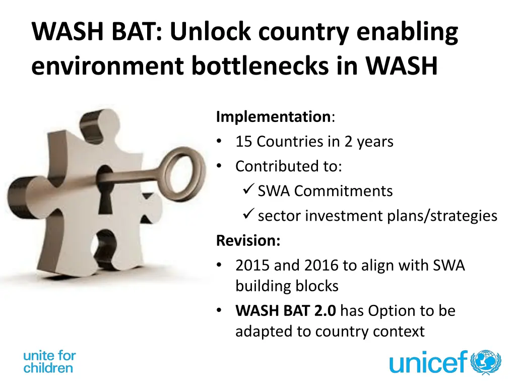 wash bat unlock country enabling environment