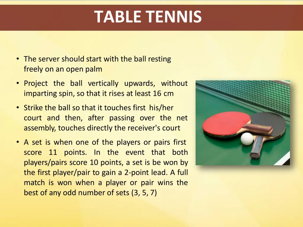 table tennis