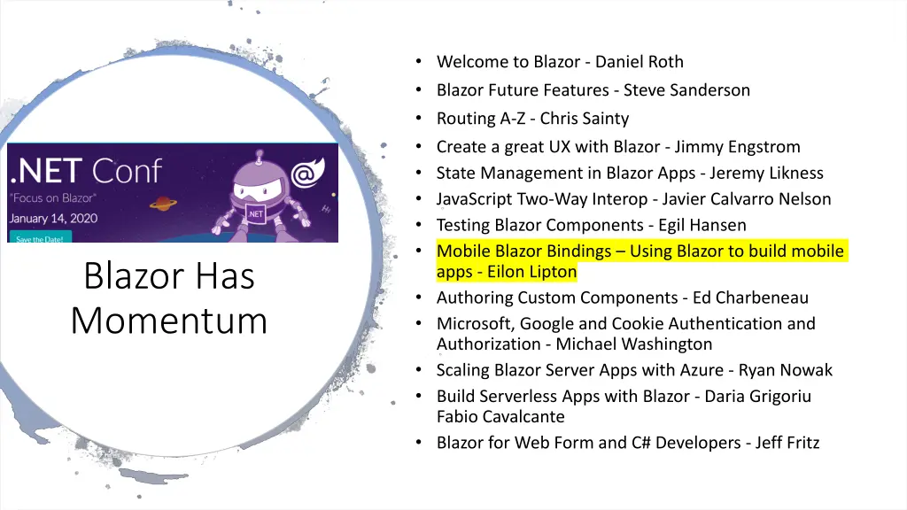 welcome to blazor daniel roth blazor future