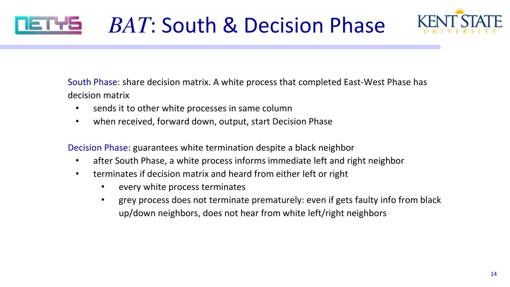 bat south decision phase