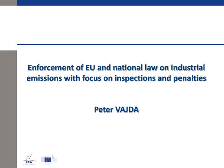 enforcement of eu and national law on industrial