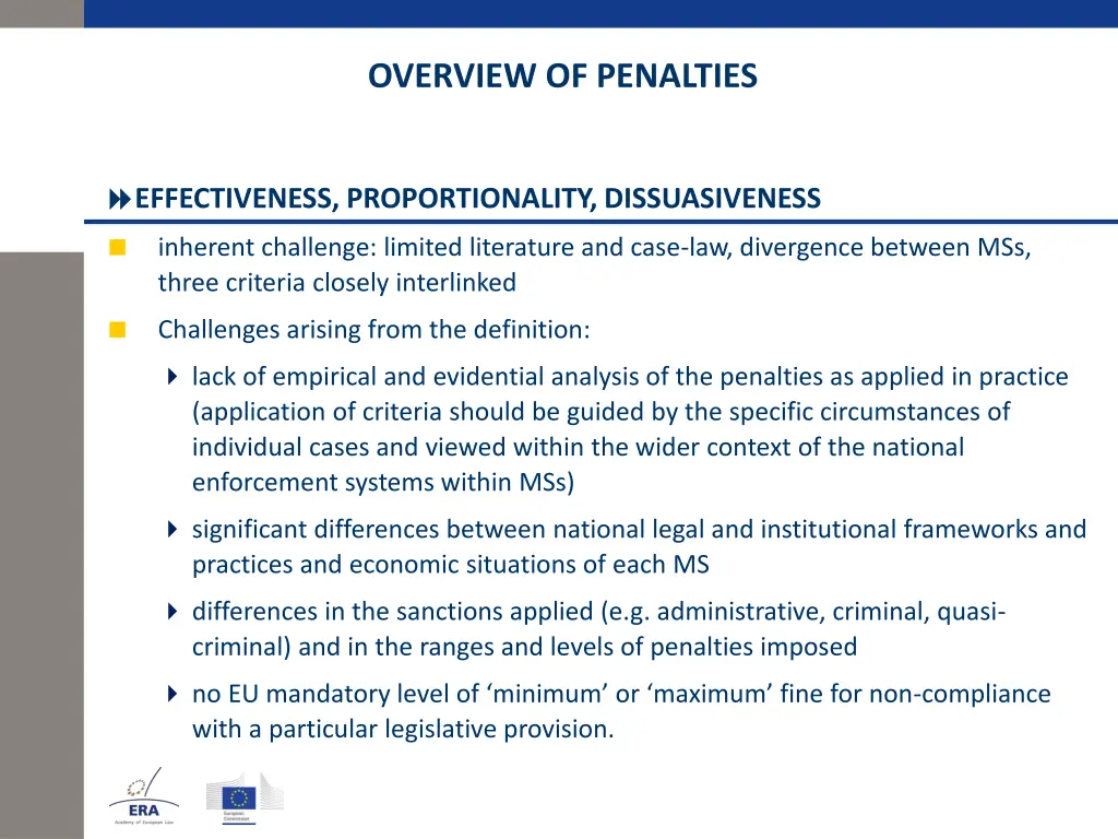 overview of penalties 2