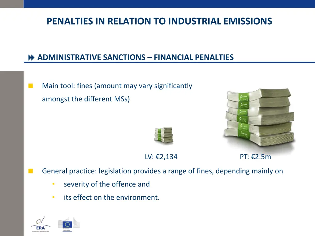 penalties in relation to industrial emissions 6