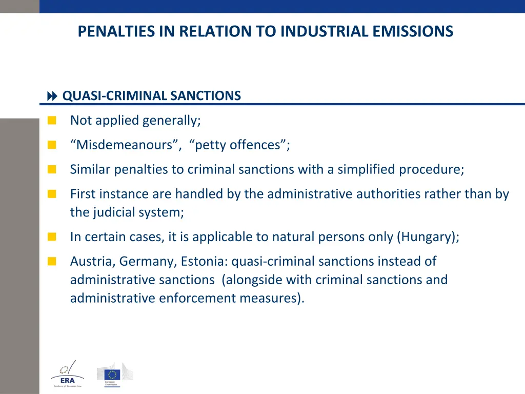 penalties in relation to industrial emissions 8