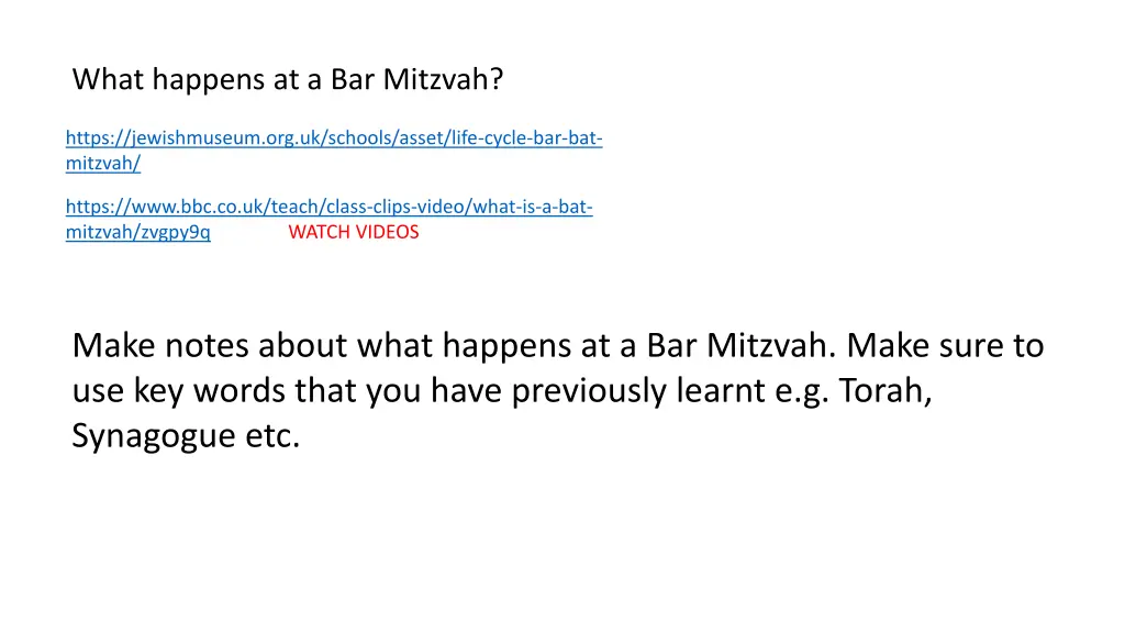 what happens at a bar mitzvah