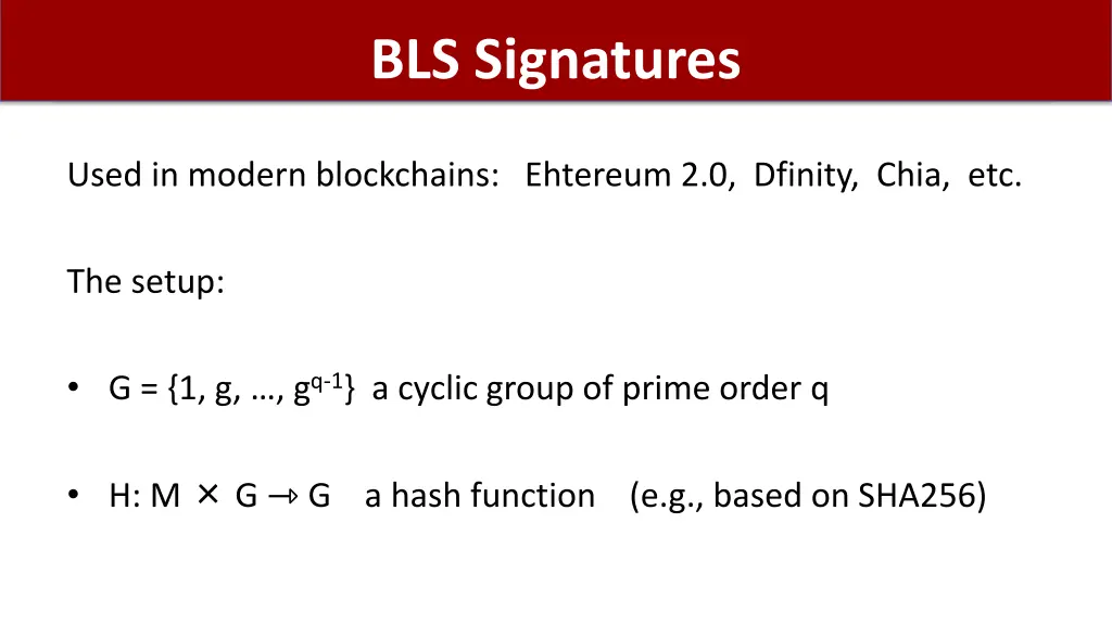 bls signatures 1