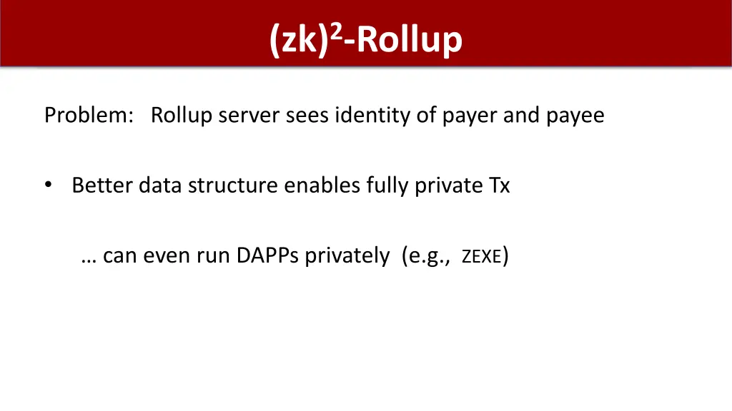 zk 2 rollup