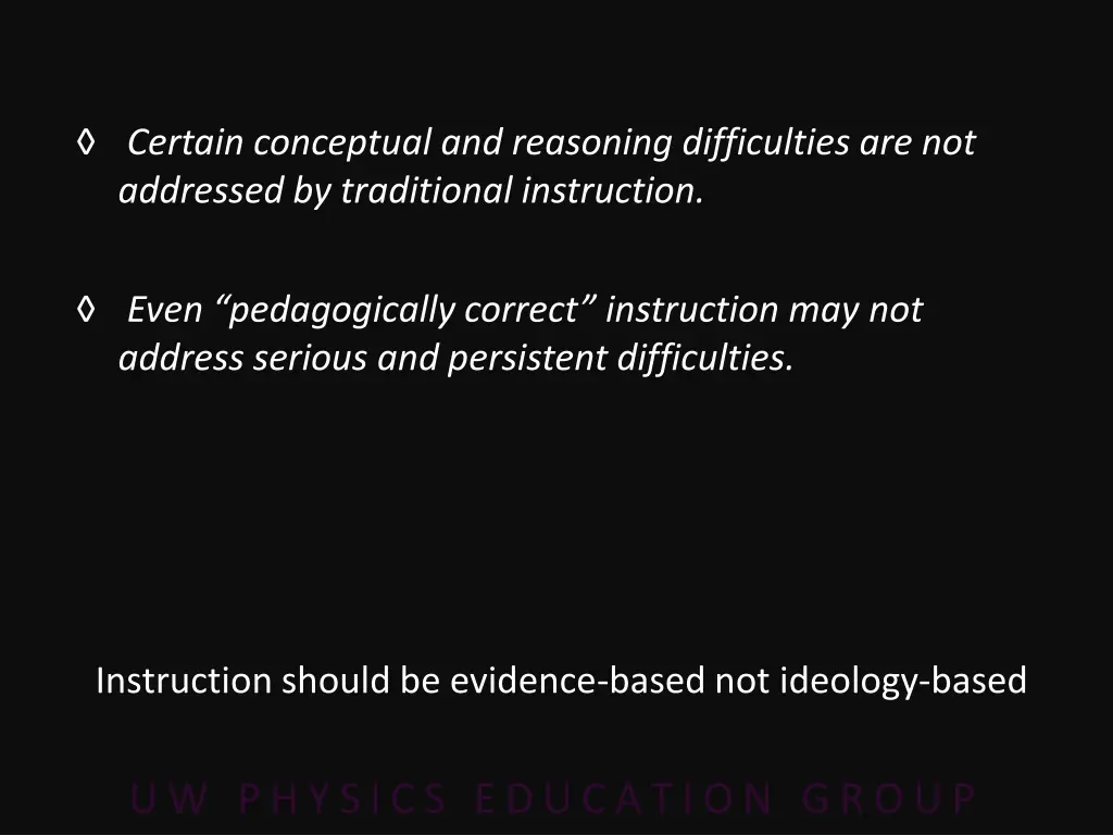 certain conceptual and reasoning difficulties