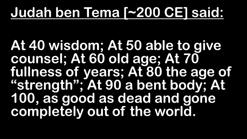 judah ben tema 200 ce said