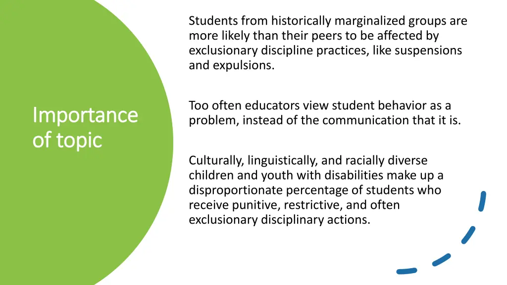 students from historically marginalized groups