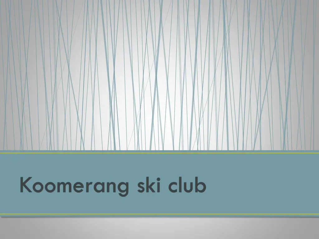 koomerang ski club