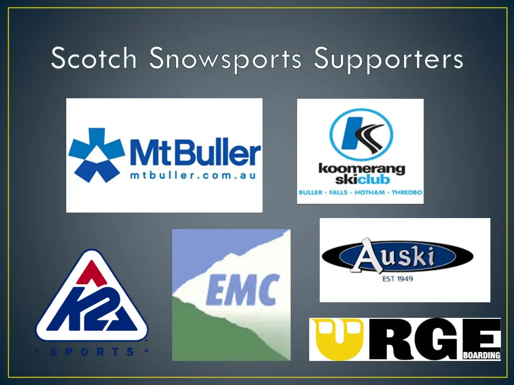 scotch snowsports supporters