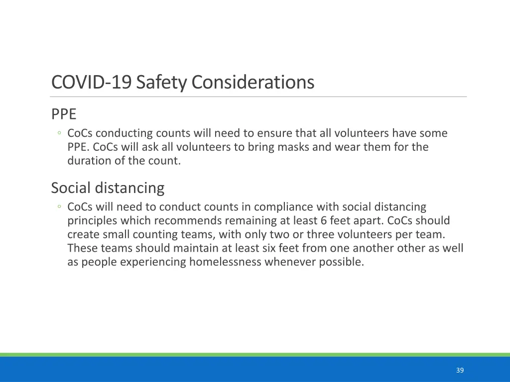 covid 19 safety considerations