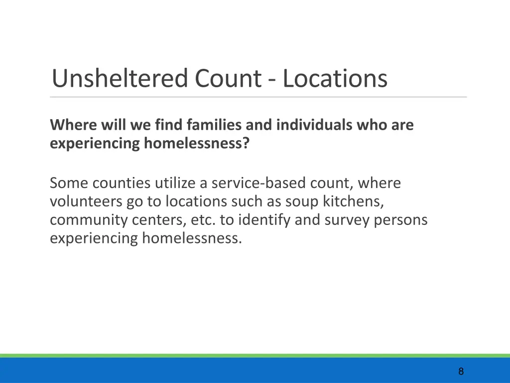 unsheltered count locations 1