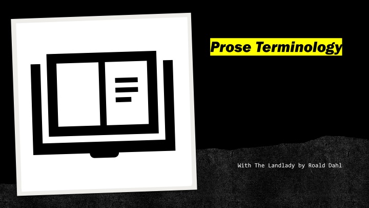 prose terminology