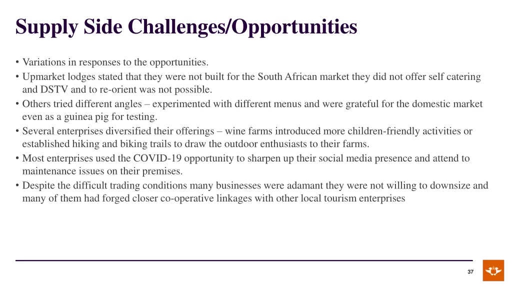 supply side challenges opportunities 1