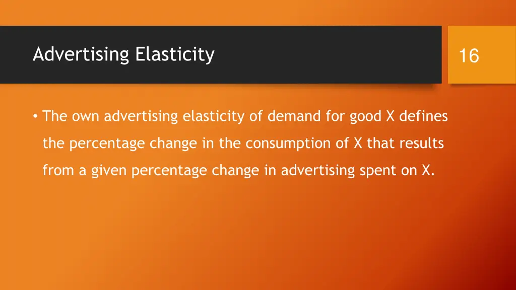 advertising elasticity