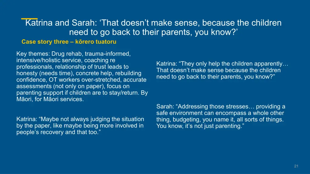 katrina and sarah that doesn t make sense because