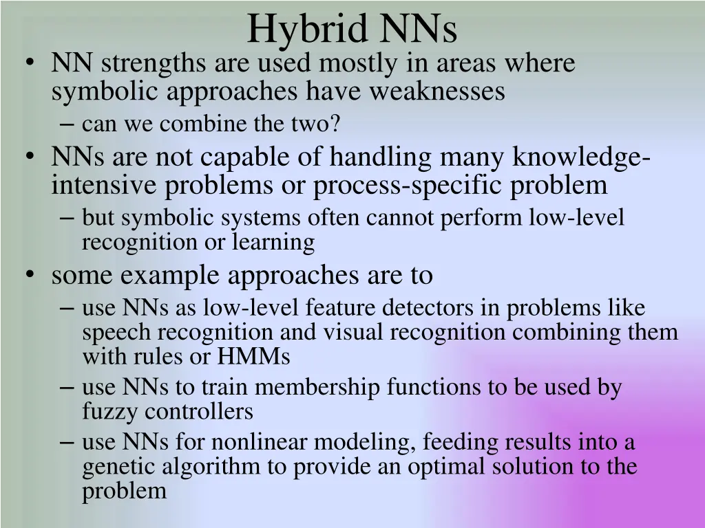 hybrid nns