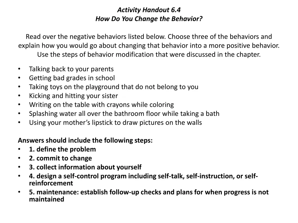 activity handout 6 4 how do you change