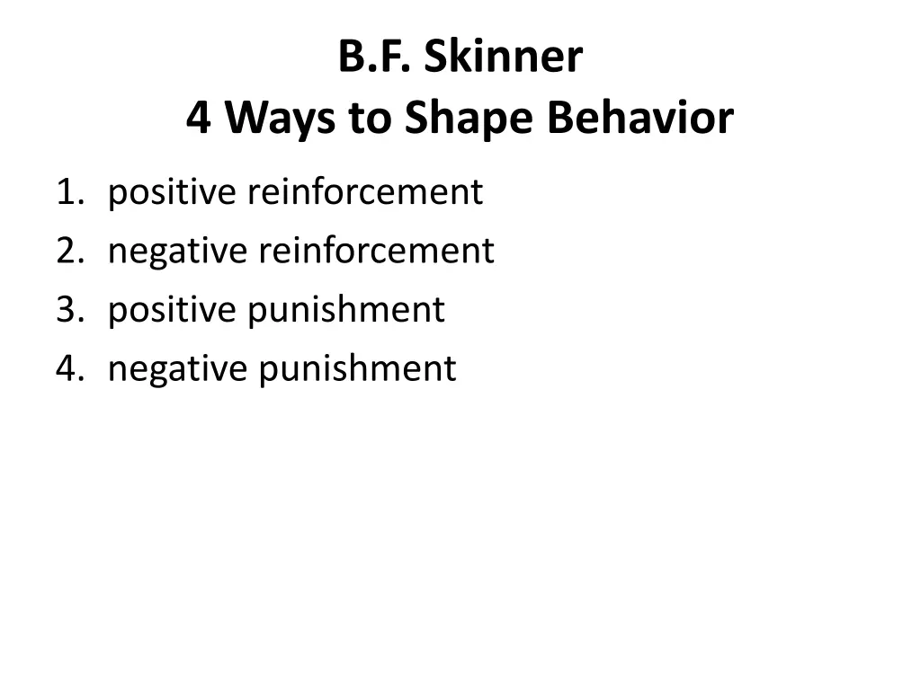 b f skinner