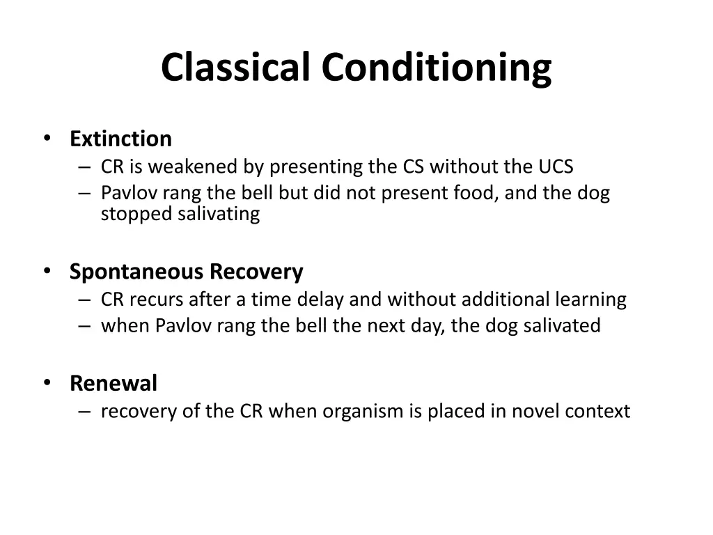 classical conditioning 1