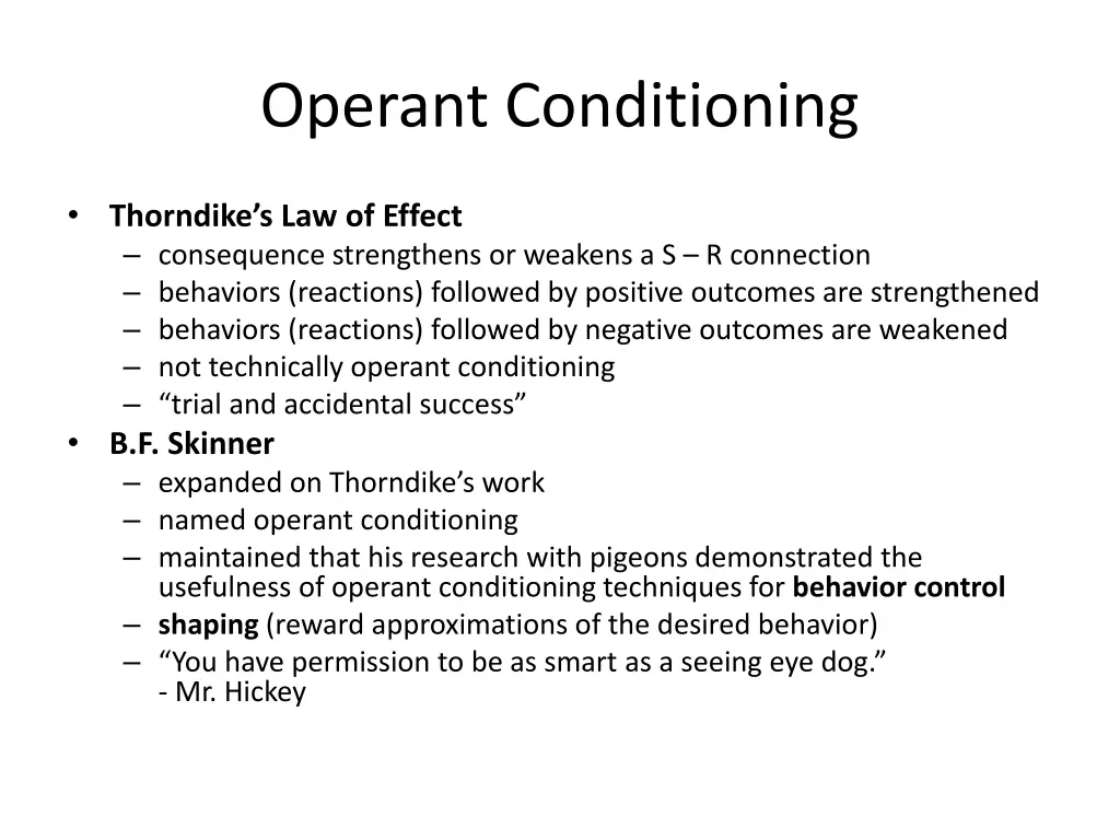 operant conditioning 1