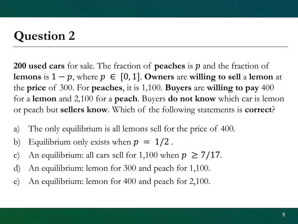 question 2