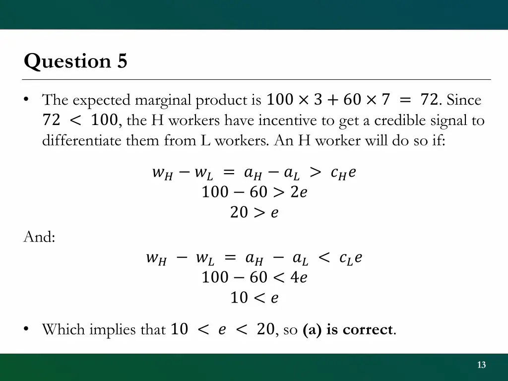 question 5 2