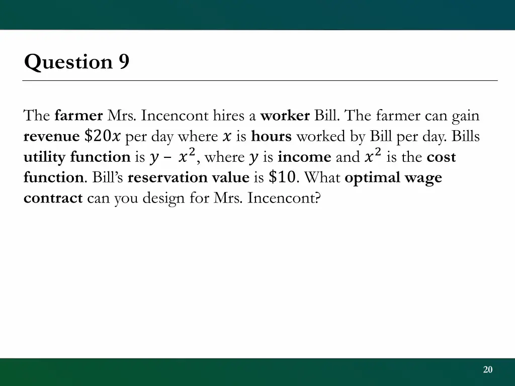 question 9