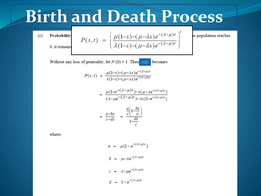 birth and death process 6