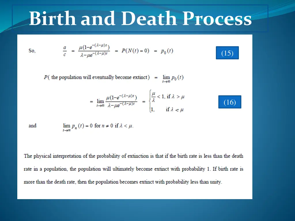 birth and death process 7