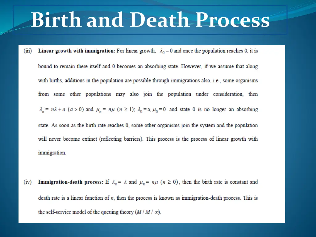 birth and death process 8