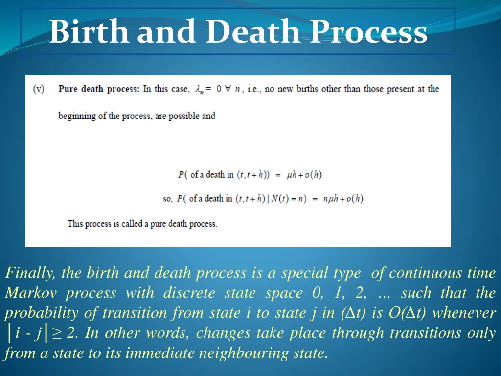 birth and death process 9