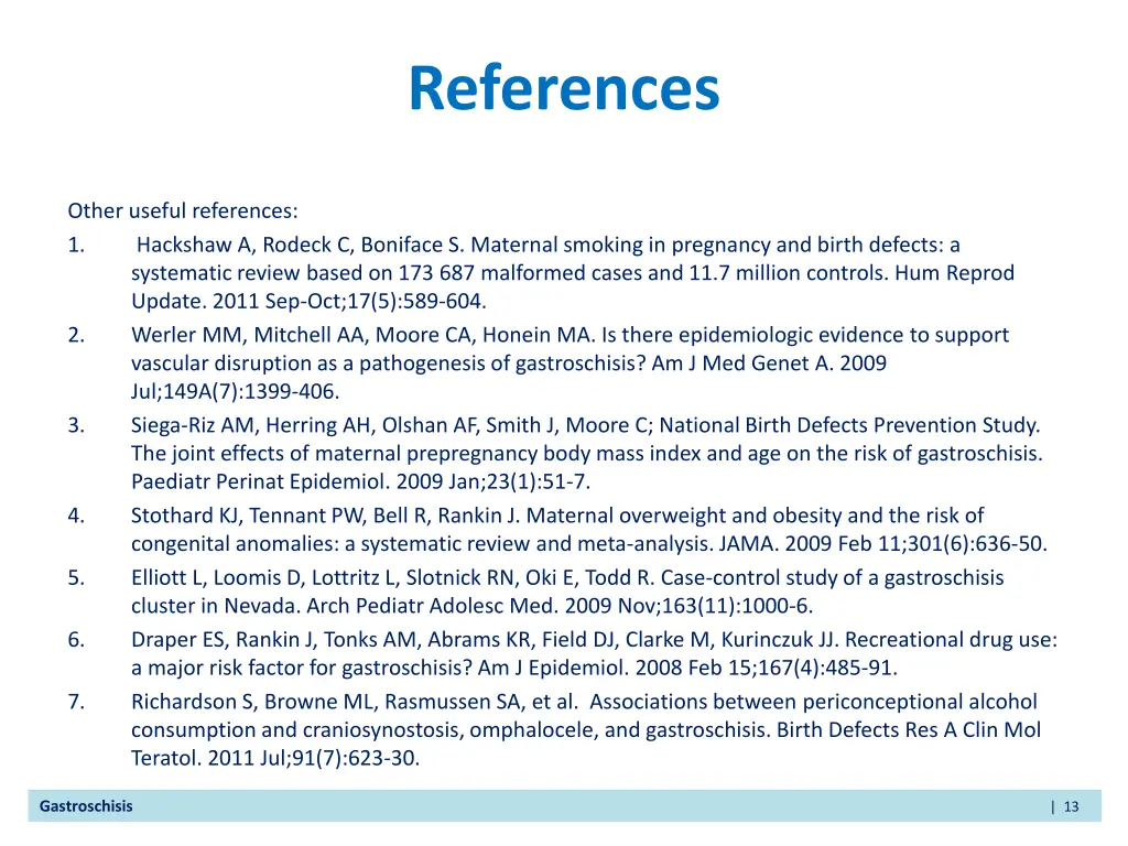 references