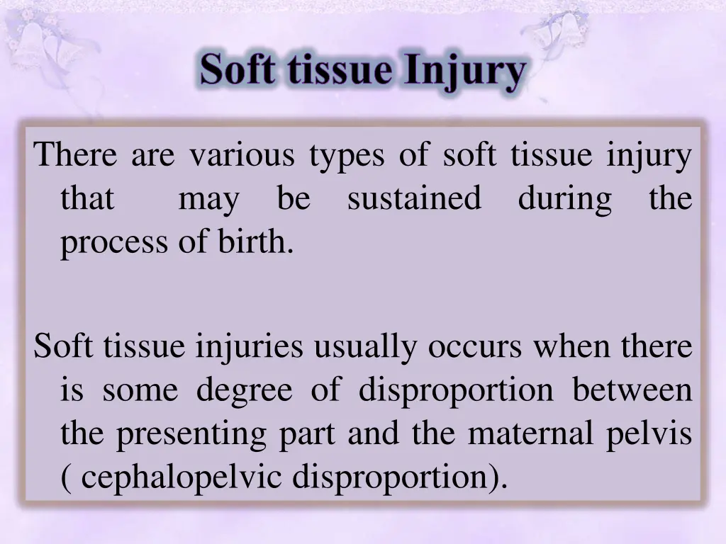 soft tissue injury