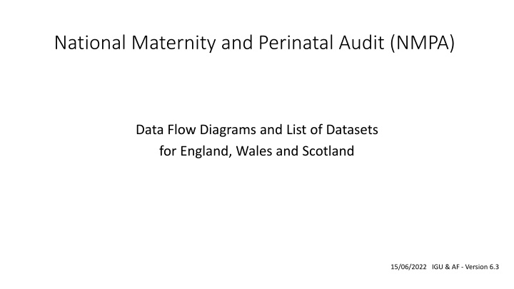 national maternity and perinatal audit nmpa