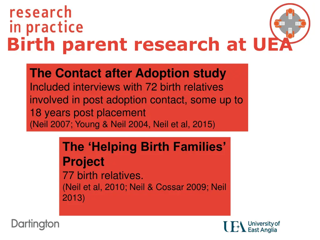 birth parent research at uea