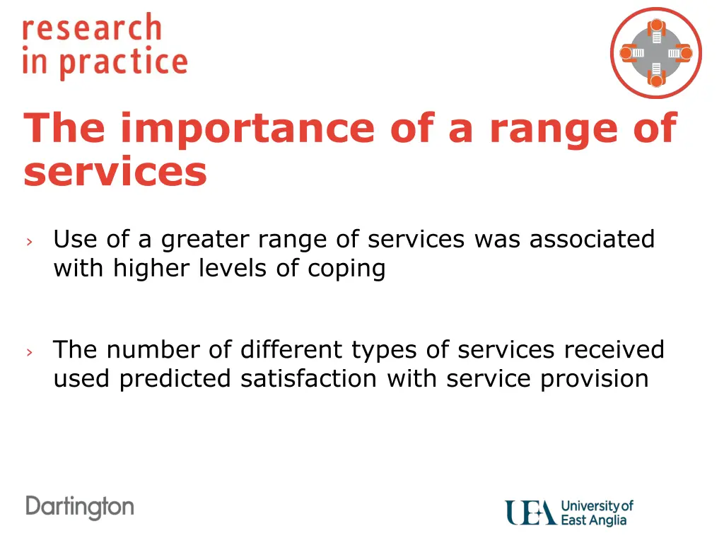 the importance of a range of services