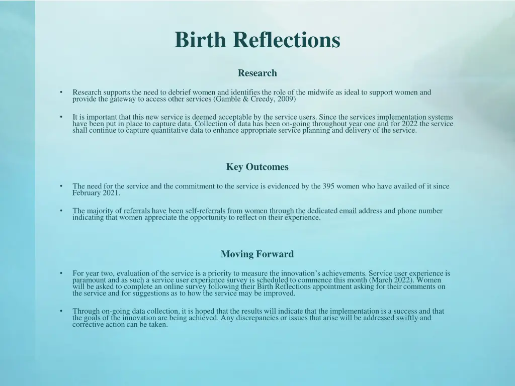 birth reflections 1