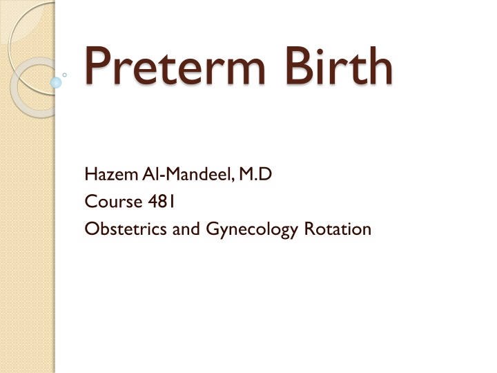 preterm birth