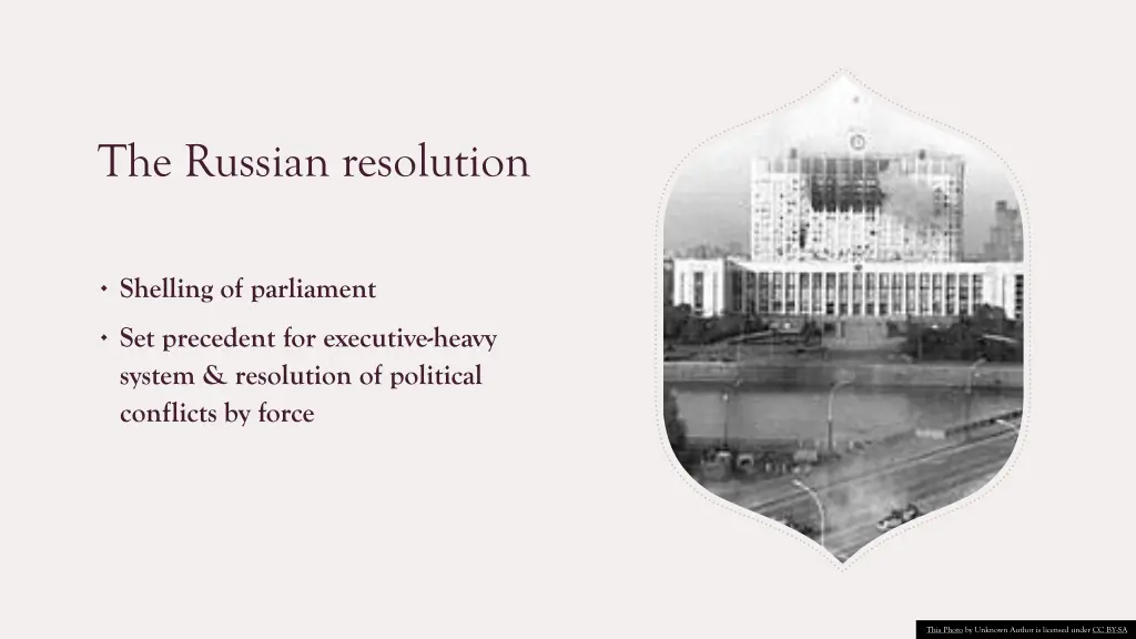 the russian resolution