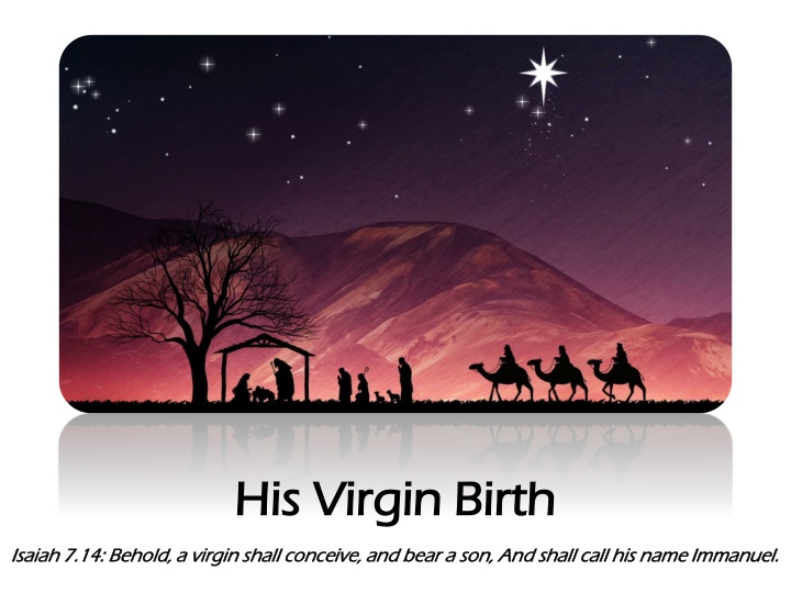 his virgin birth his virgin birth