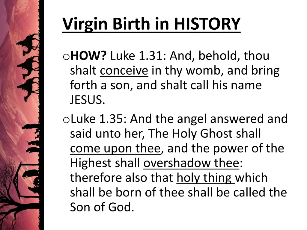 virgin birth in history 1