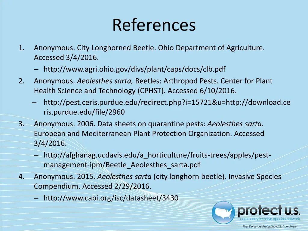 references