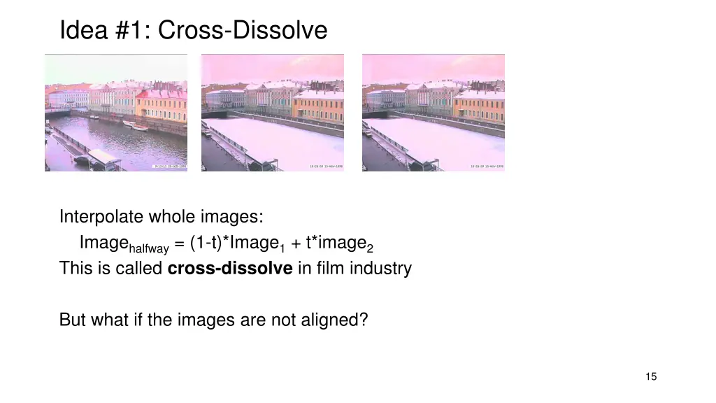 idea 1 cross dissolve