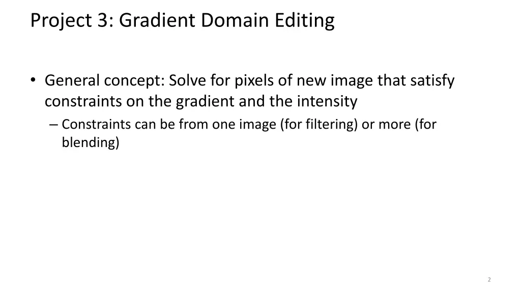 project 3 gradient domain editing